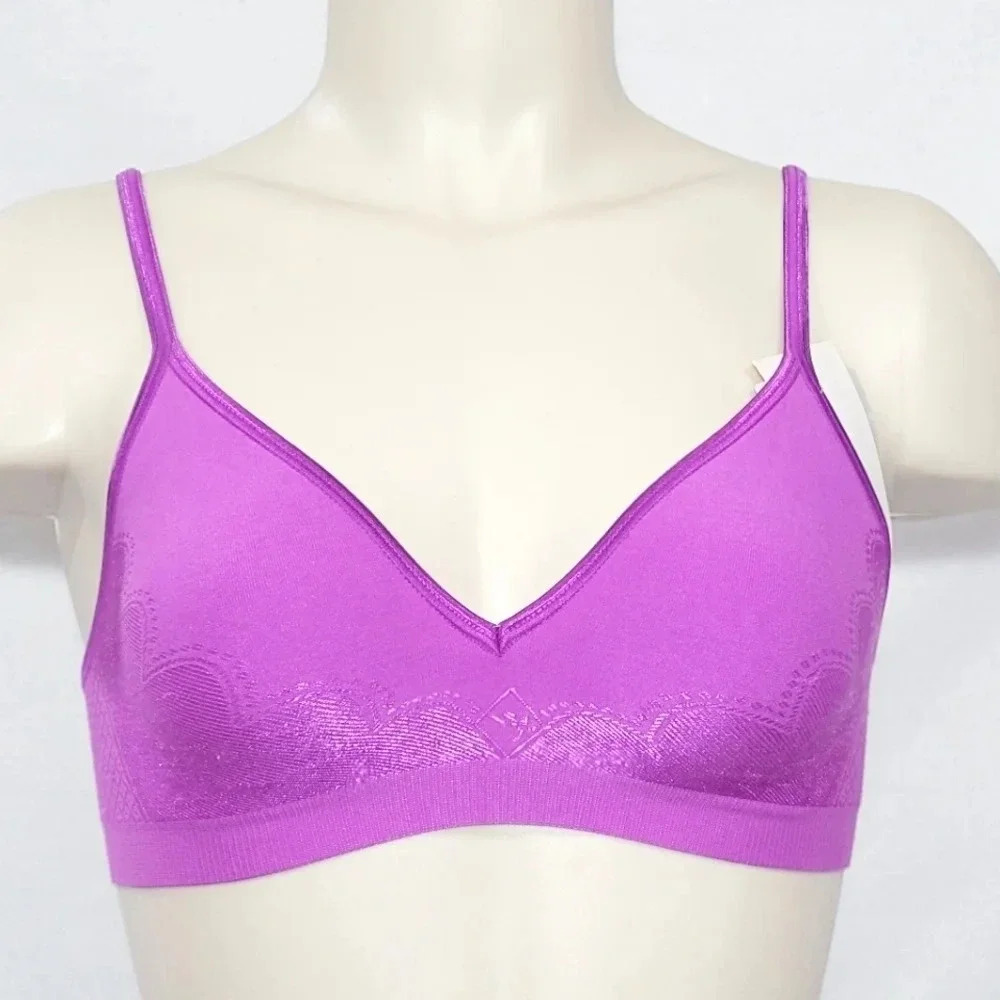 SMALL Hanes HC89 Comfort Flex Fit‎ WireFree Bra Bra Cactu